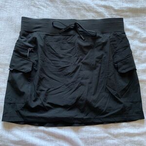 Women’s Black Hiking Skirt with Pockets